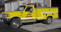 Yellow Fire and Rescue Truck