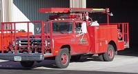 Fire Department's Grass Fire Fighting Truck